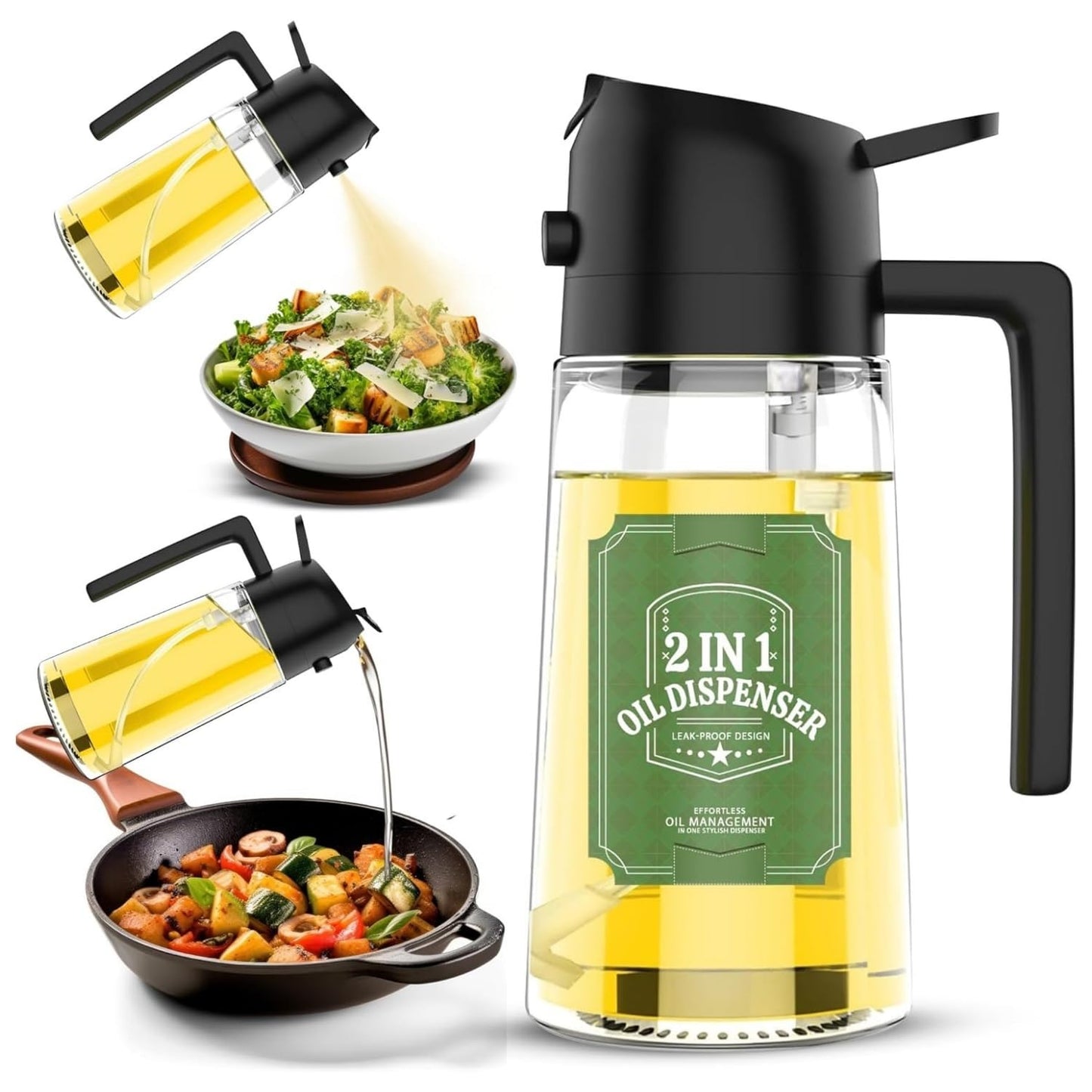 Premium 2-in-1 Oil Spray Dispenser™