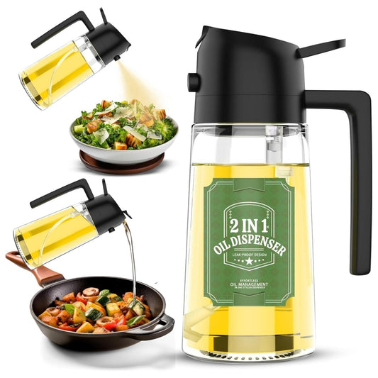 Premium 2-in-1 Oil Spray Dispenser™